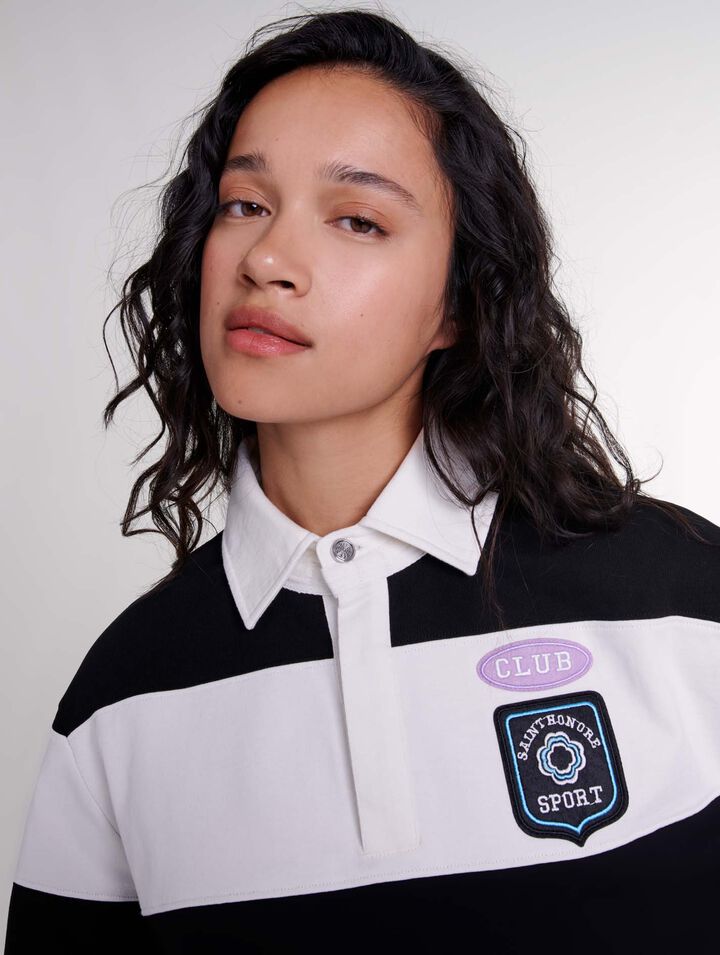 Polo-Shirt mit Streifen