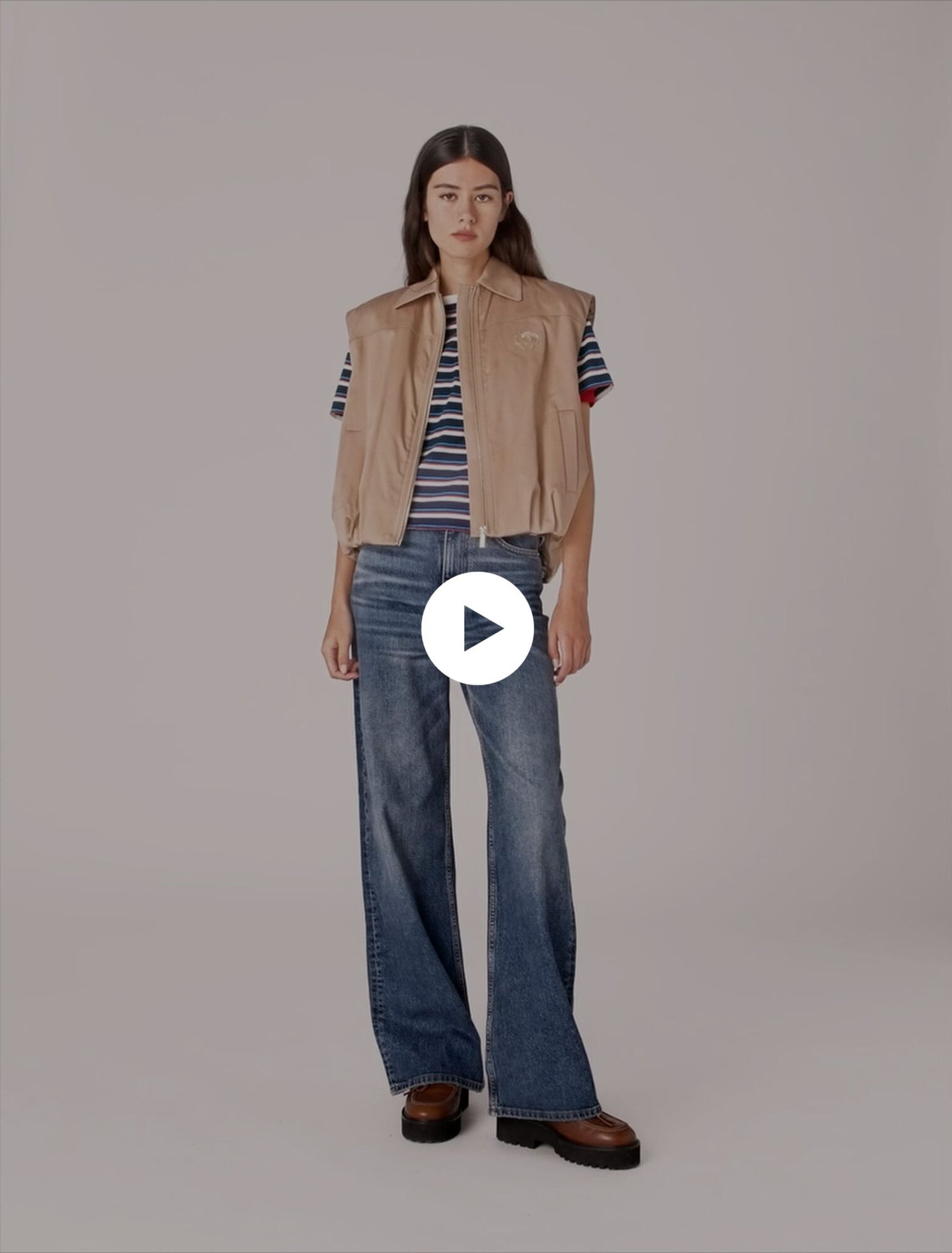 Ärmelloser Blouson