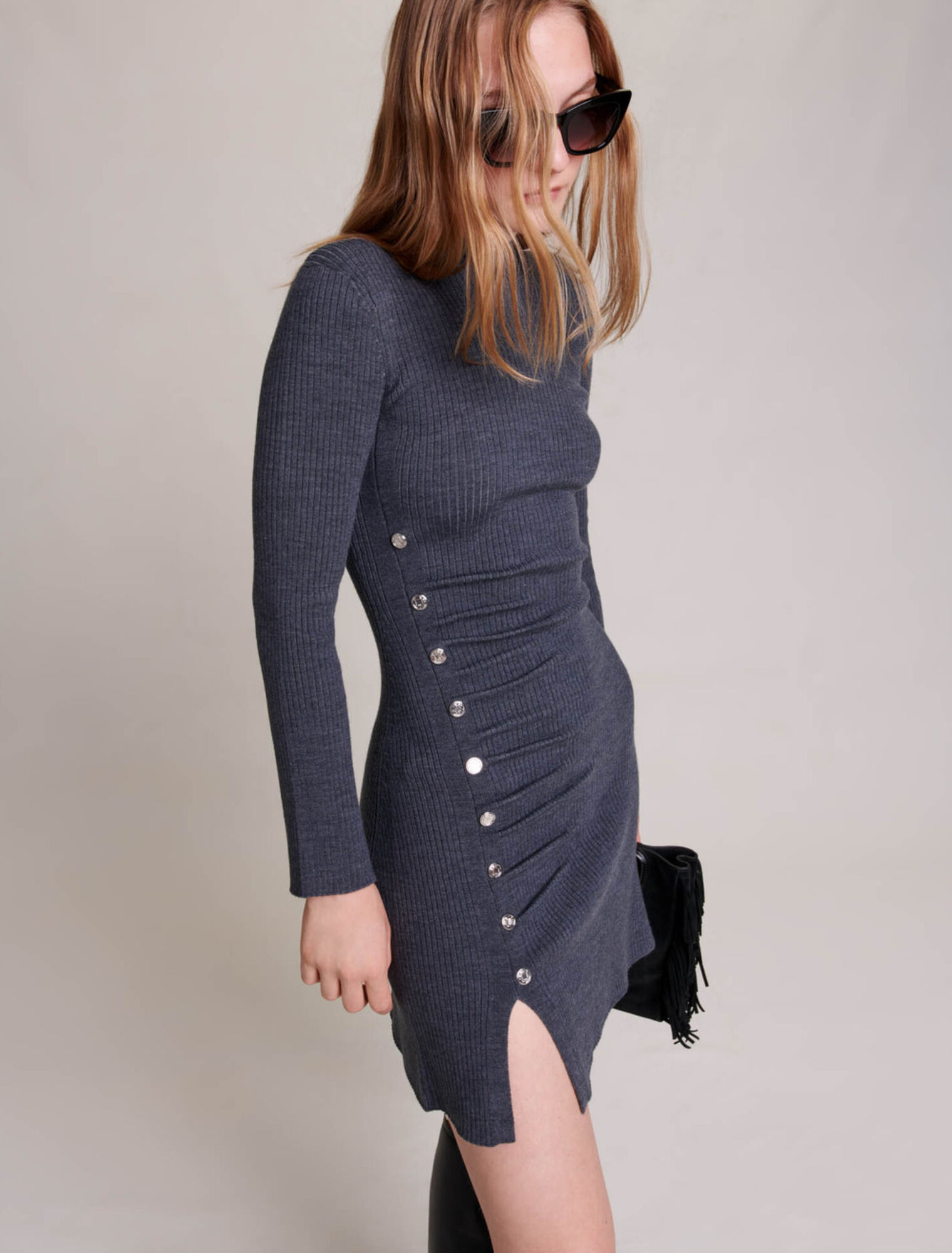 Kurzes Strickkleid