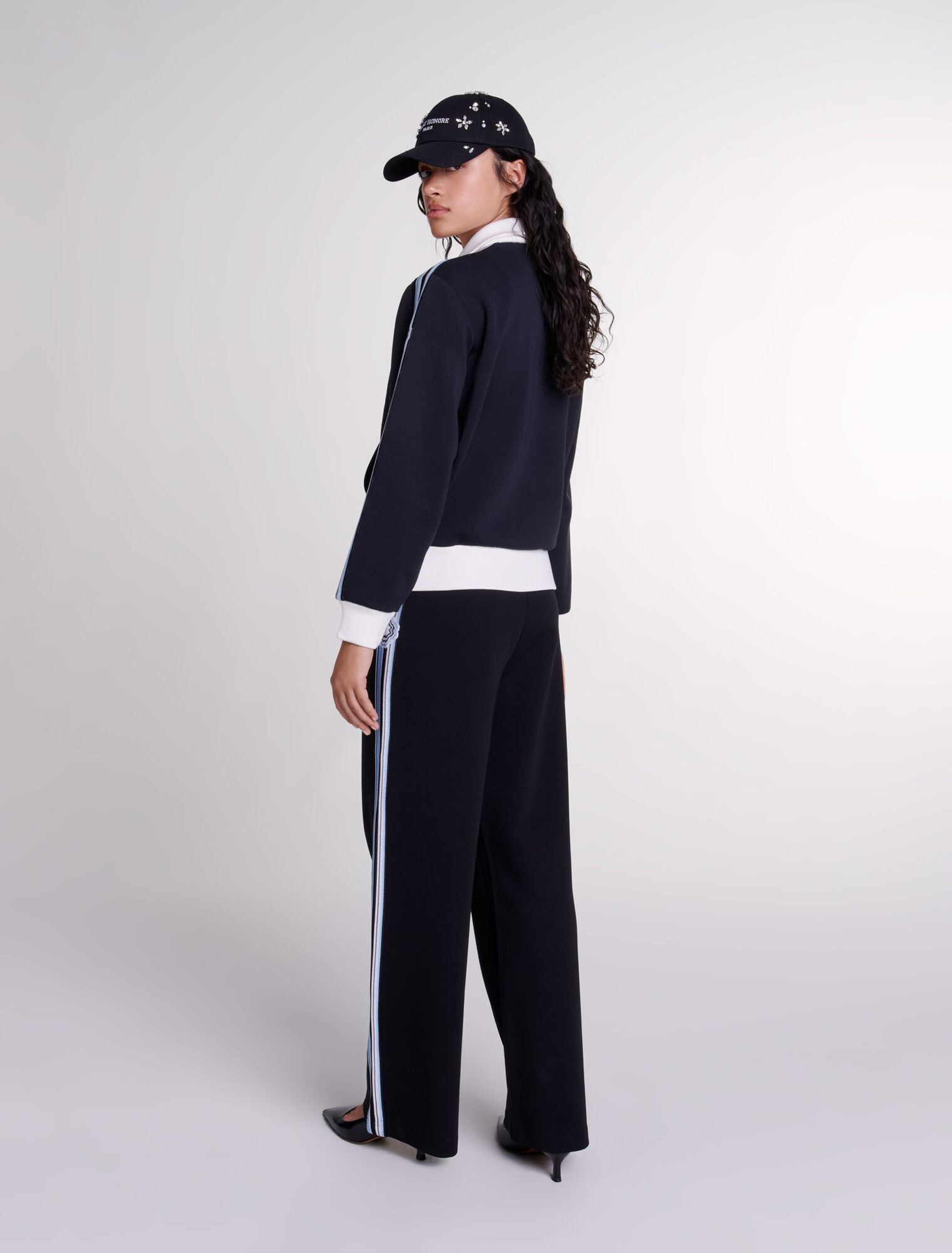 Bestickte Casual-Jacke