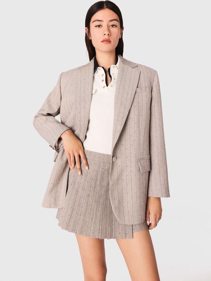 Blazer mit Strass