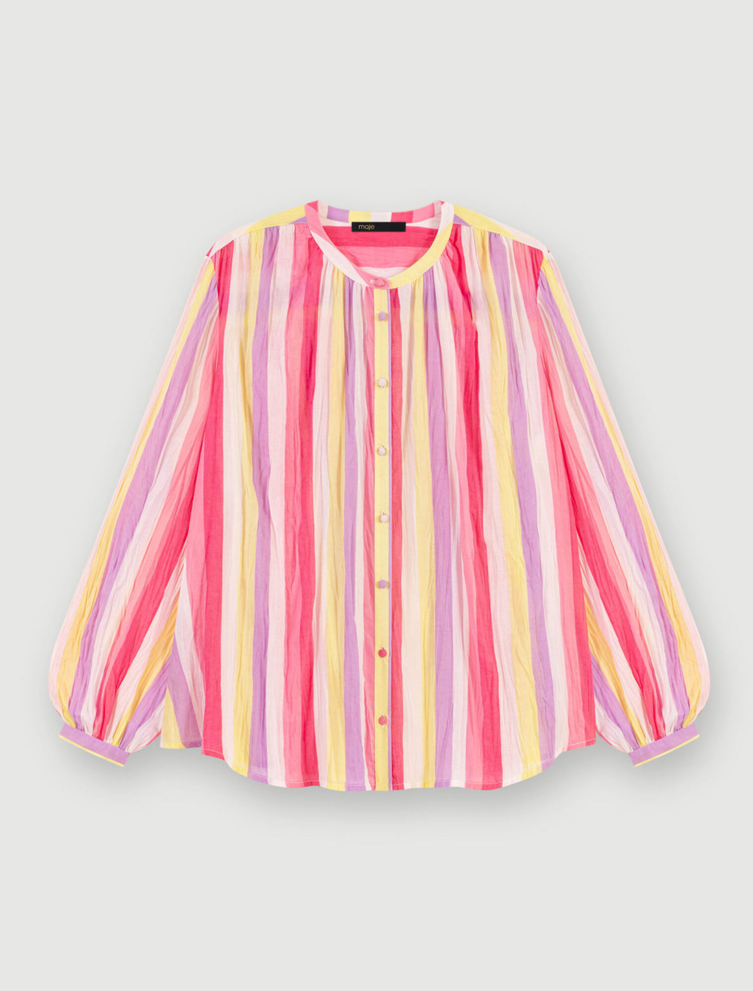 Gestreifte Oversize-Bluse