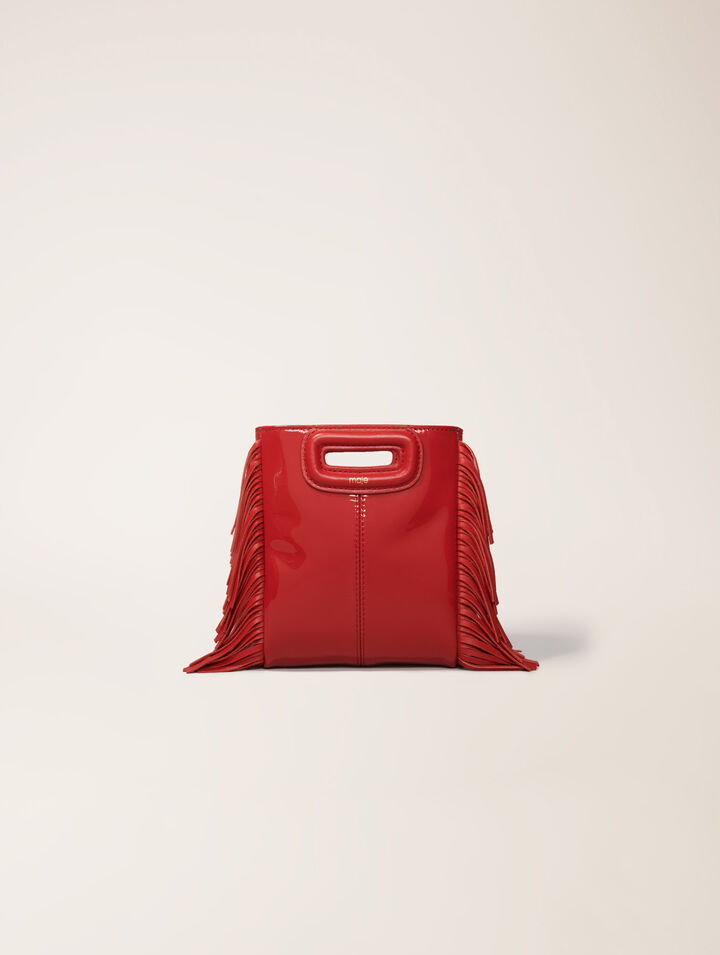 Tasche M Mini aus Lackleder