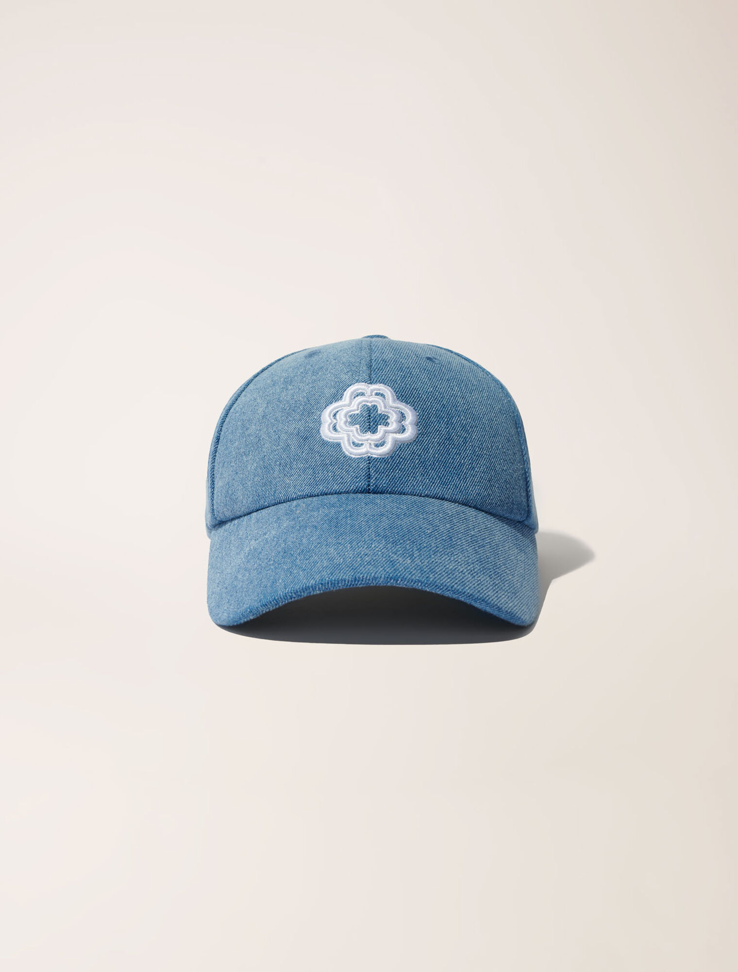 Denim-Cap mit clover-Logo