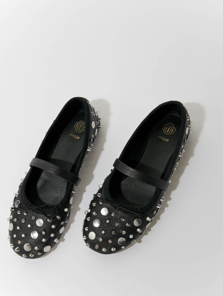 Ballerinas mit Nieten