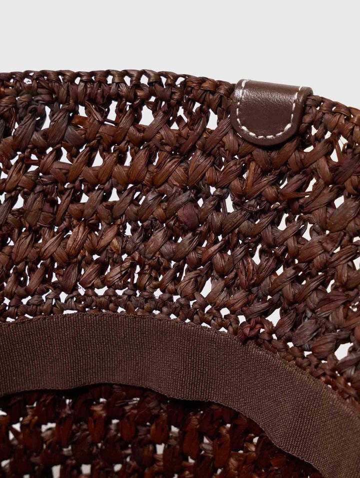 Bunter Bob aus nat&uuml;rlichem Bast