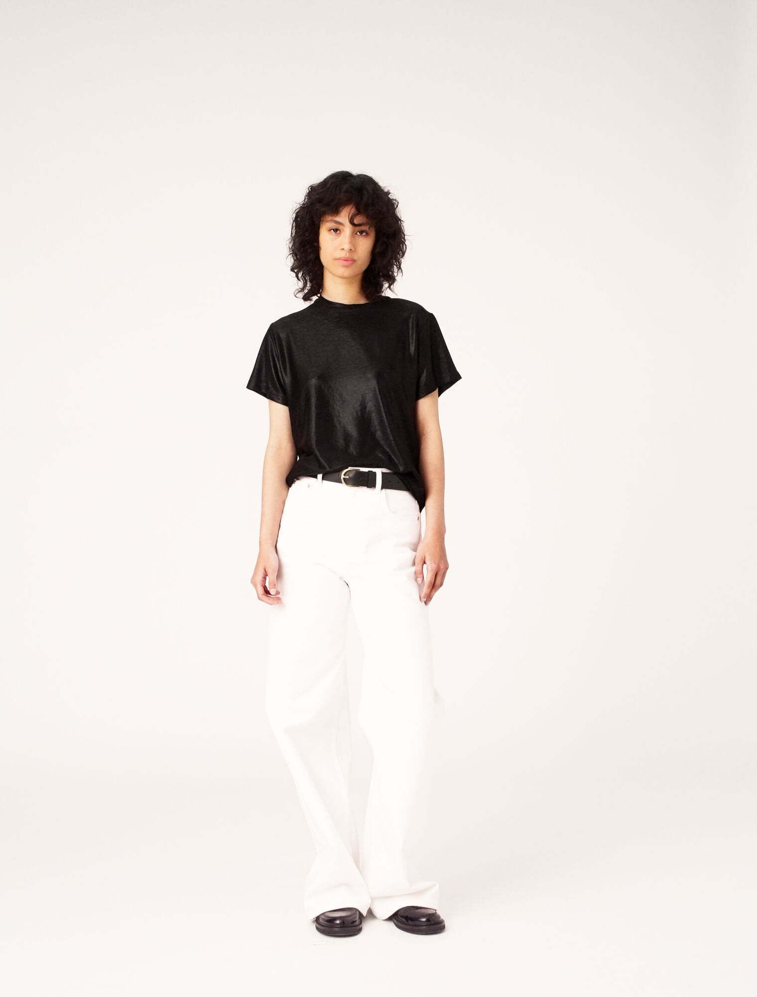 T-Shirt aus Lamé