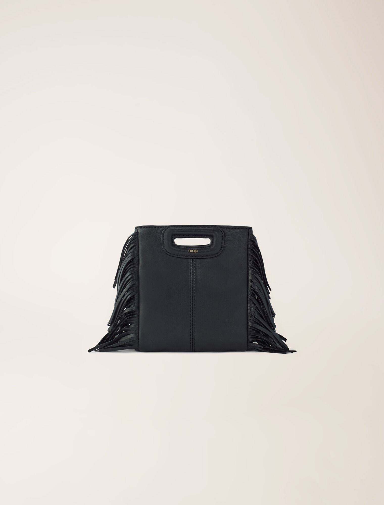 Lederhandtasche mit Kette