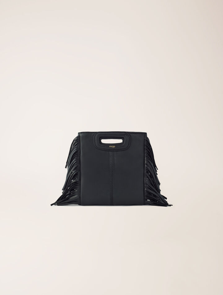 Lederhandtasche mit Kette