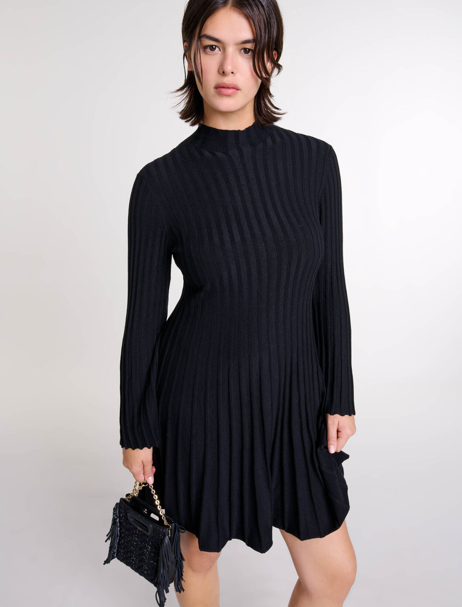 Kurzes Strickkleid