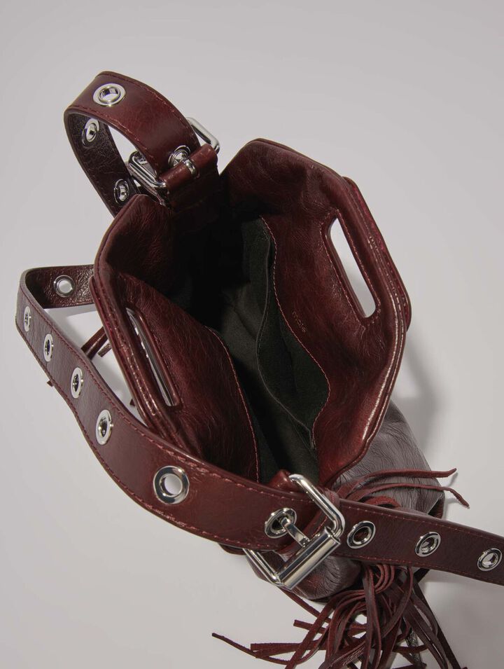 Miss M mini Tasche Craquel&eacute;leder