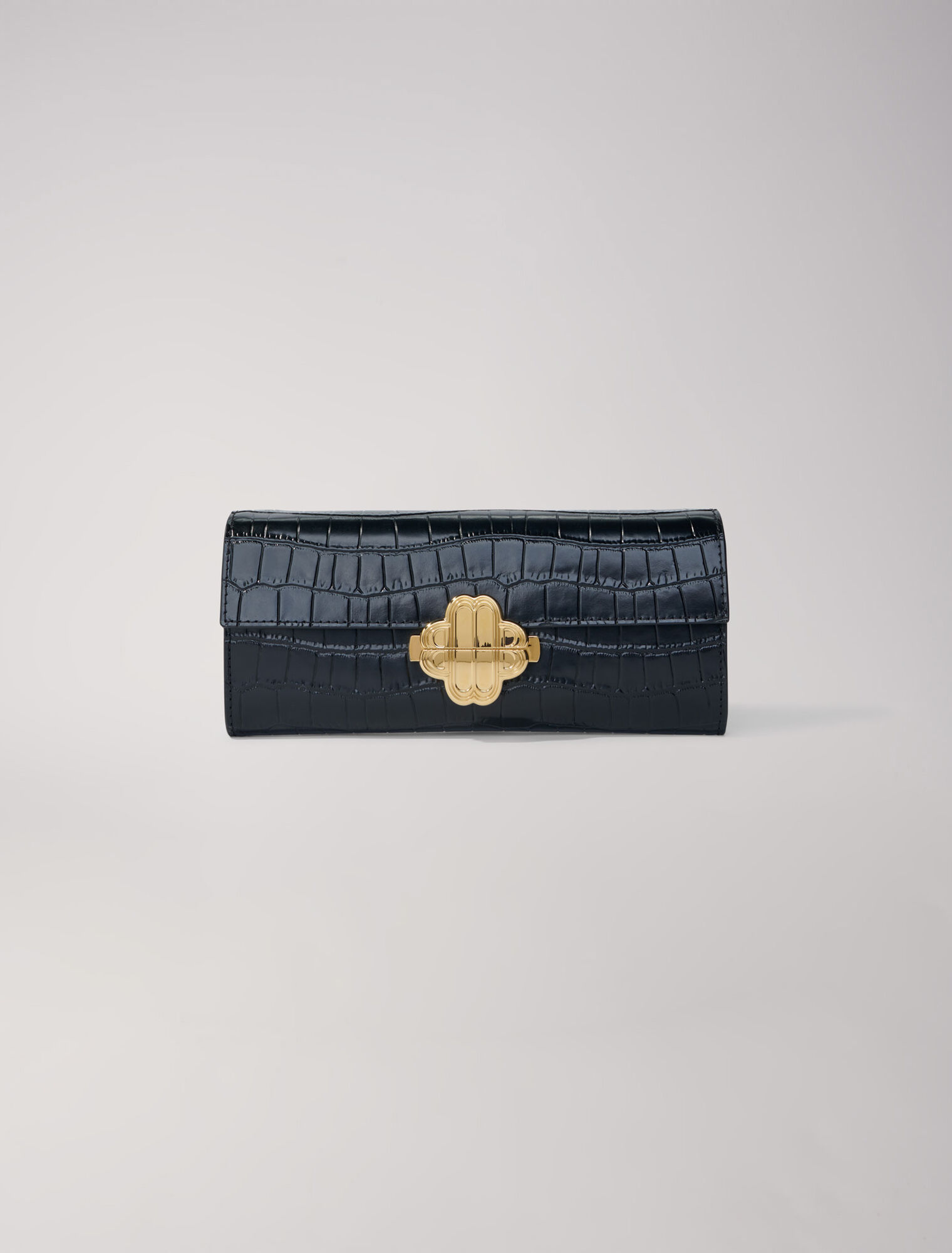 Ledertasche mit Krokoprägung