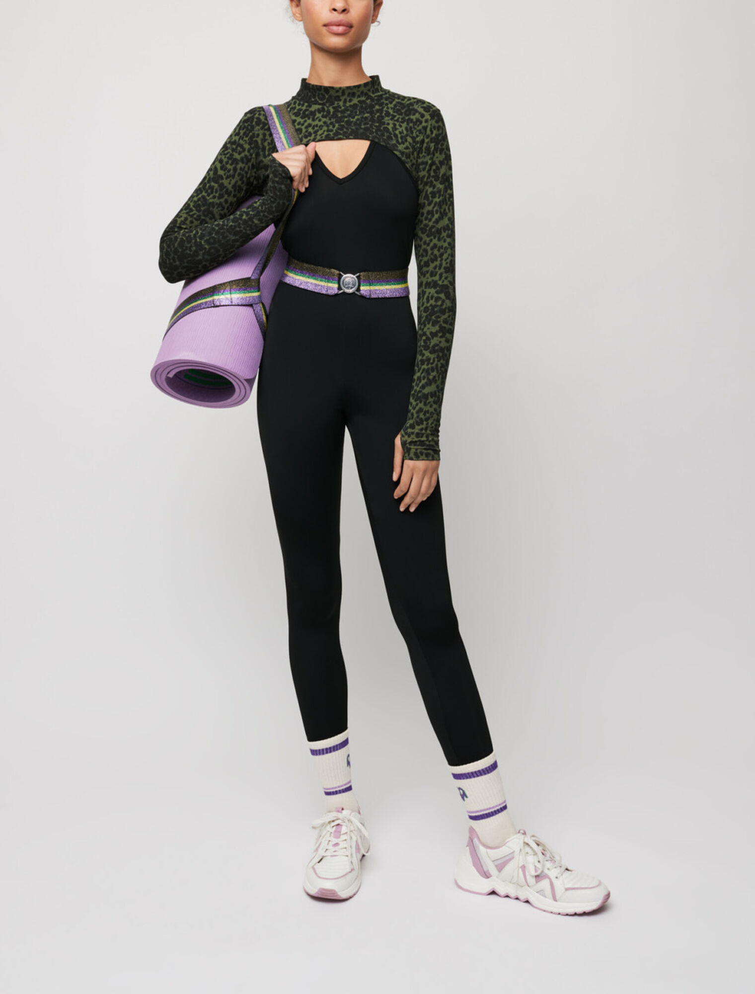 Bedrucktes Mini-Crop-Top