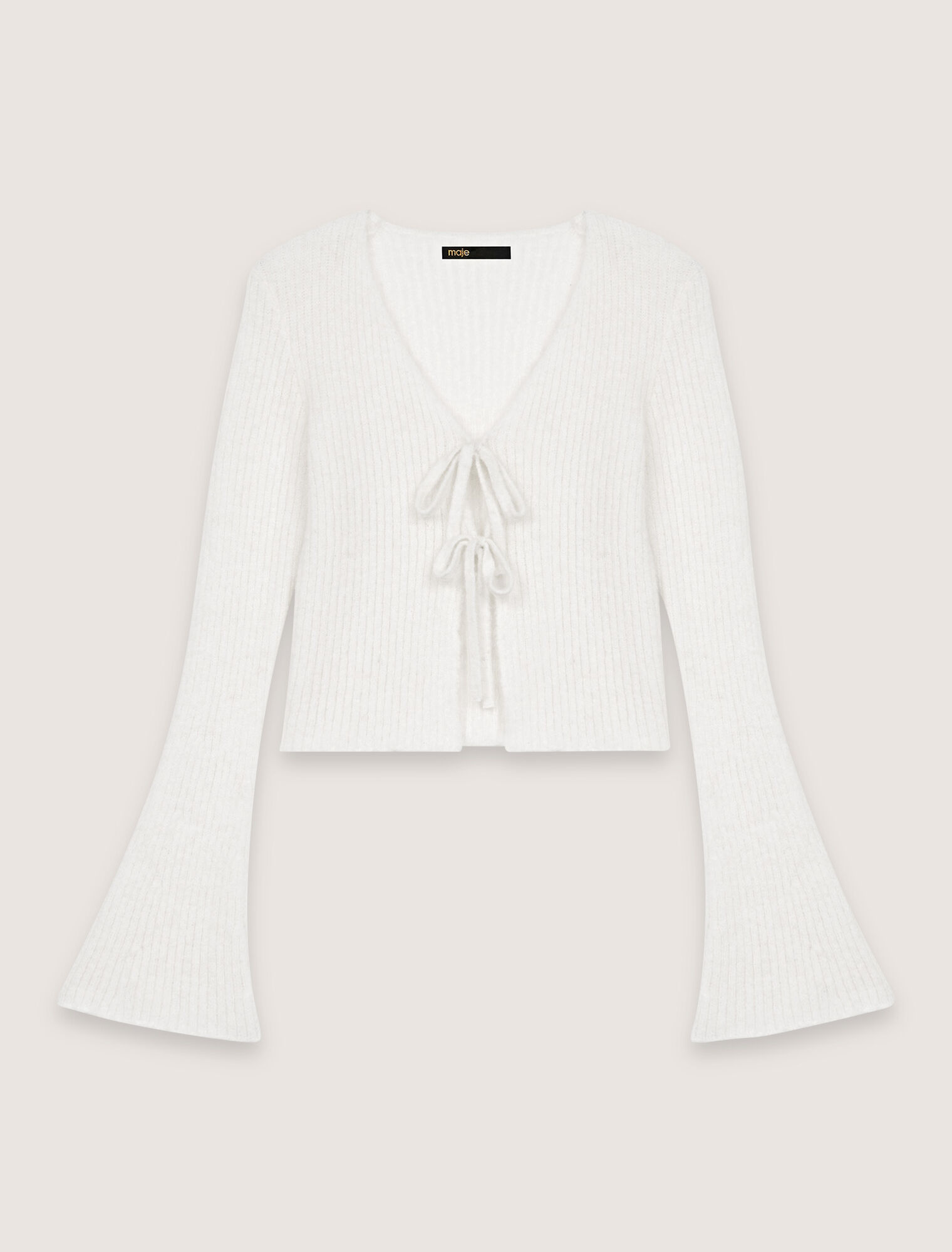 Strickjacke aus Stretch-Strick