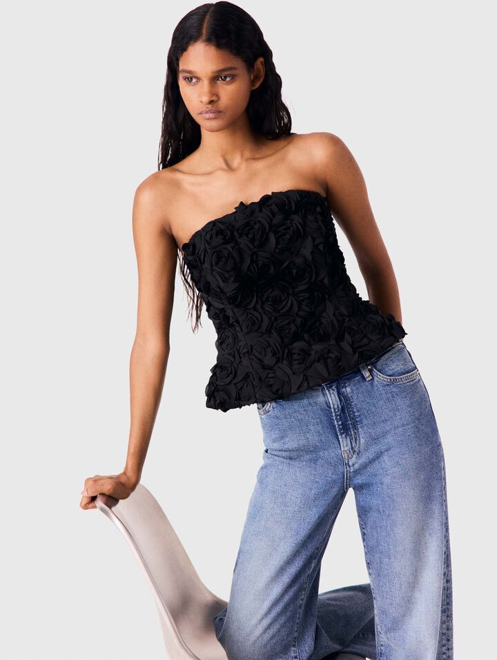 Top mit Blumen