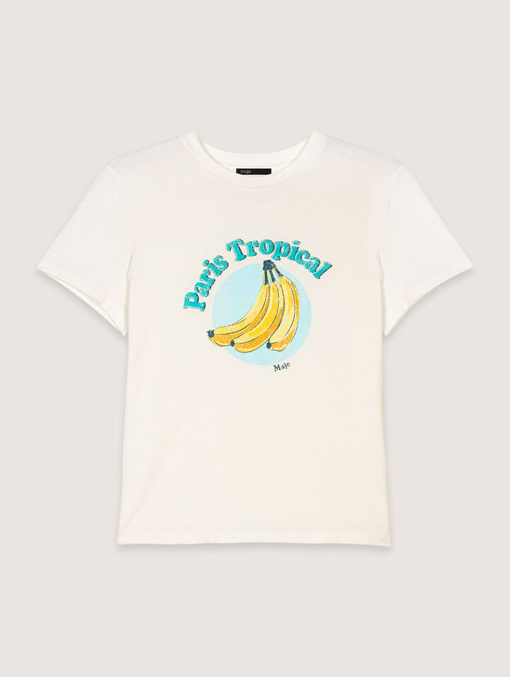 Gemustertes T-Shirt