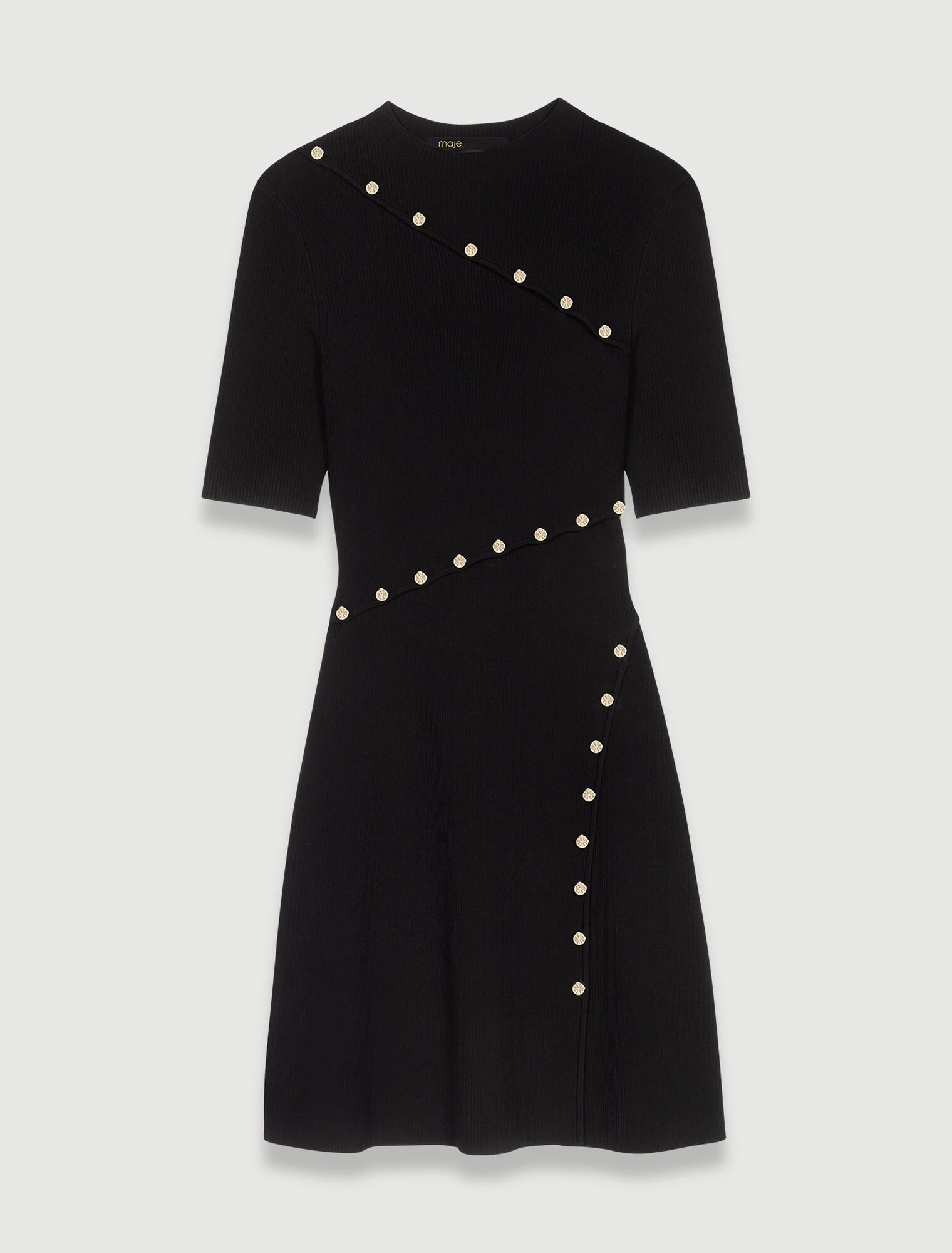 Rippstrickkleid