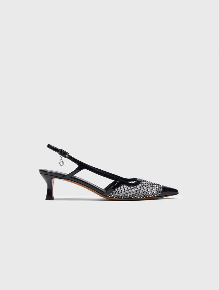 Mesh-Pumps mit Strass