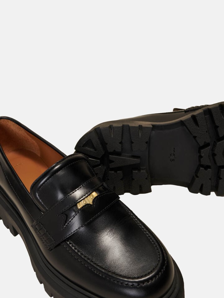 Loafer aus Leder