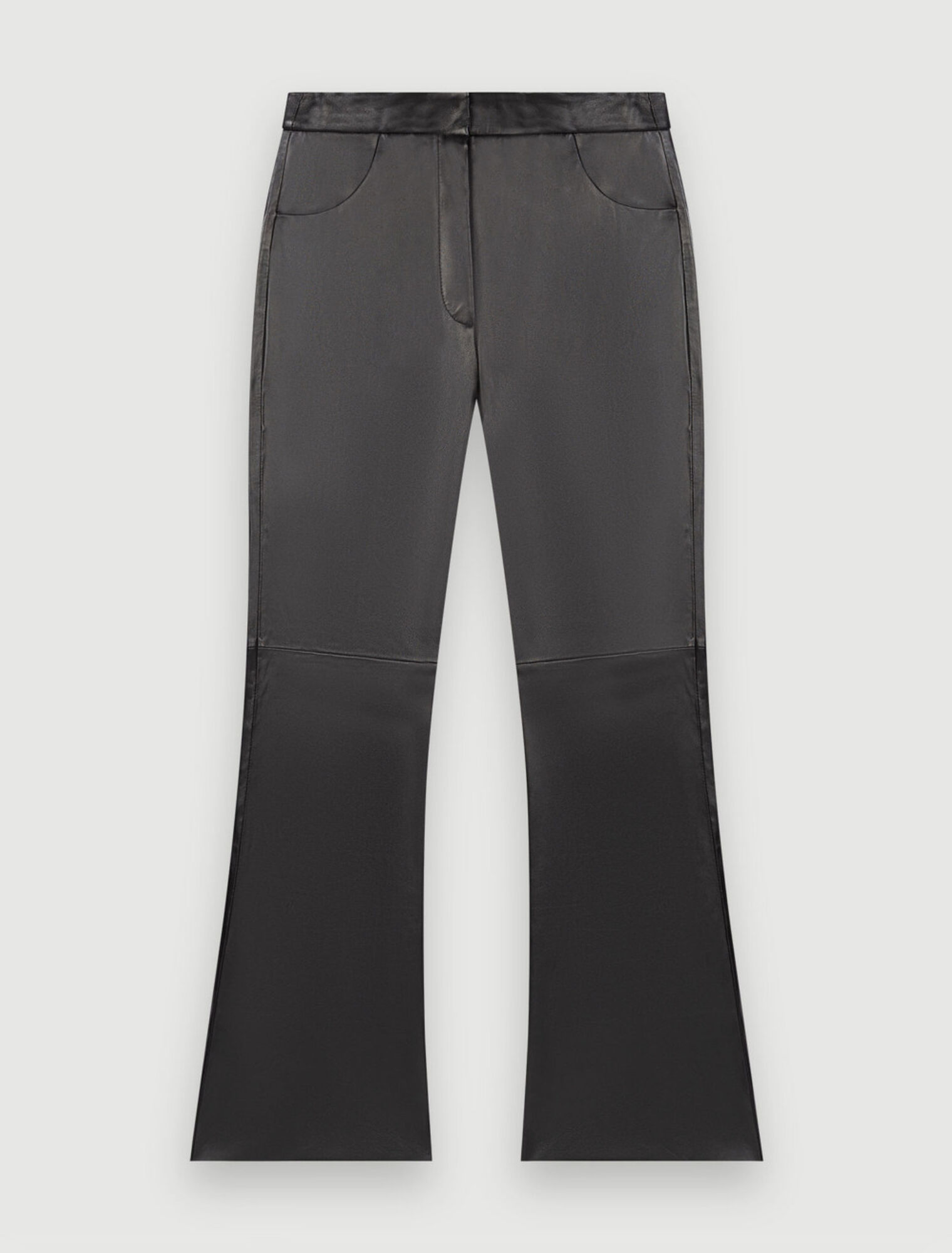 Schwarze Lederhose