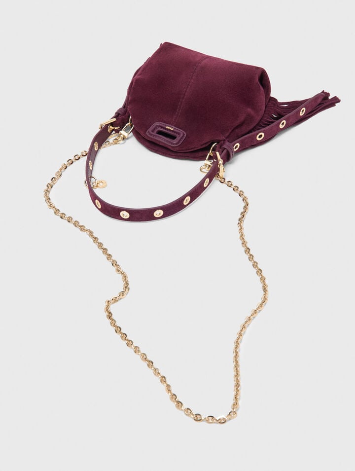 Tasche Miss M Micro aus Wildleder
