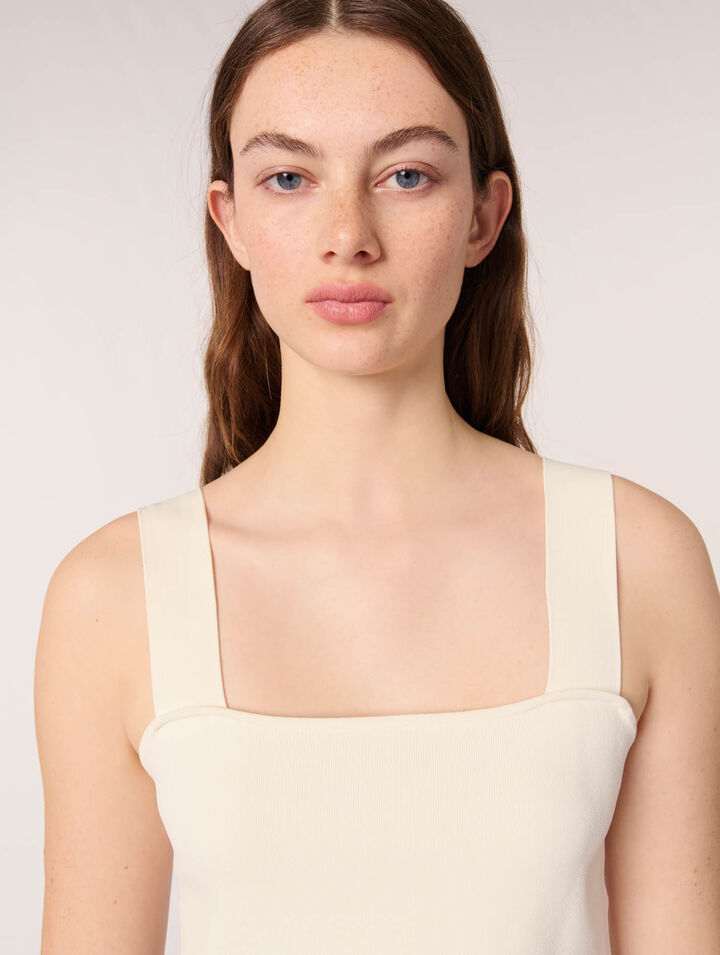 Crop Top aus Strick