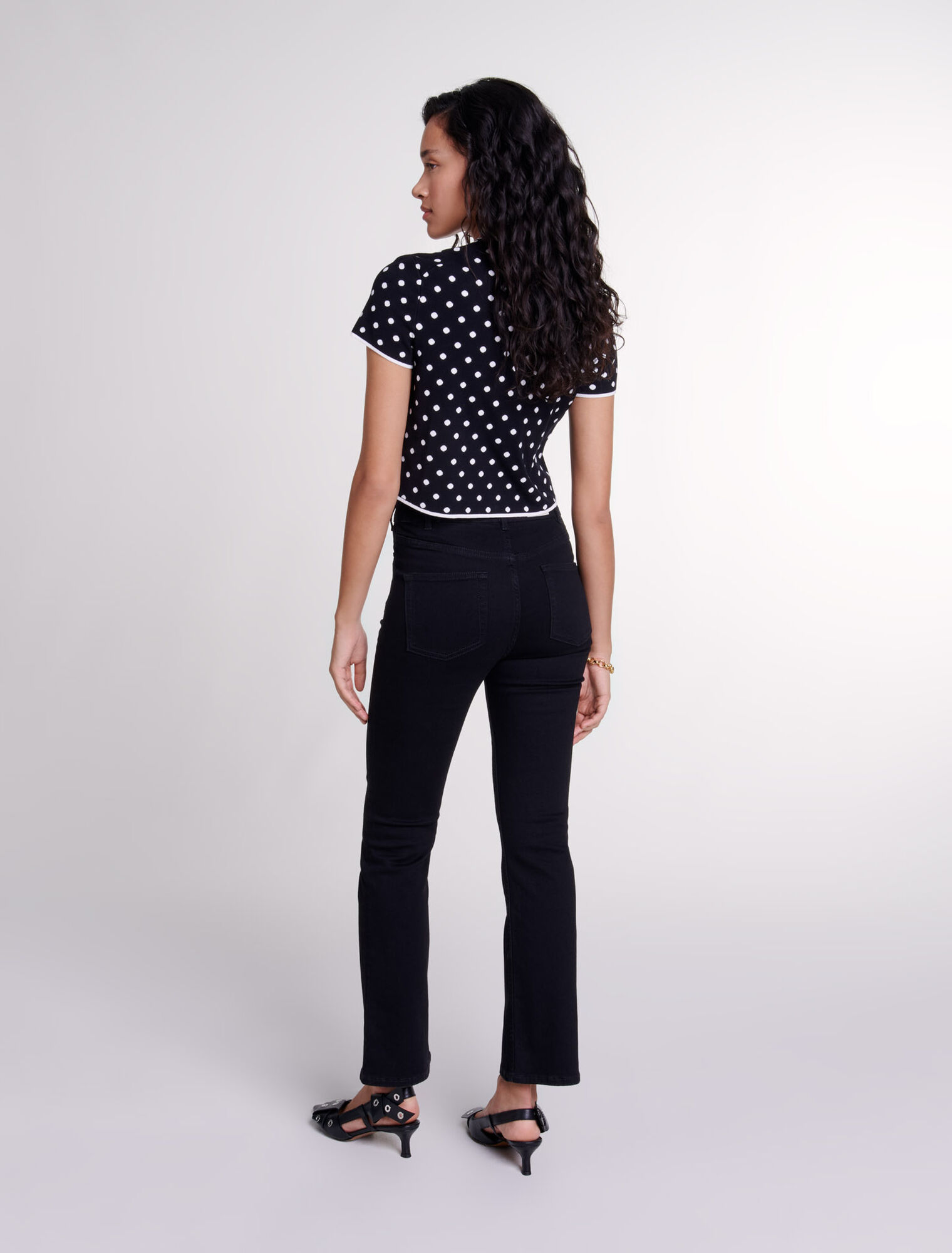 Top aus Jacquard-Strick 