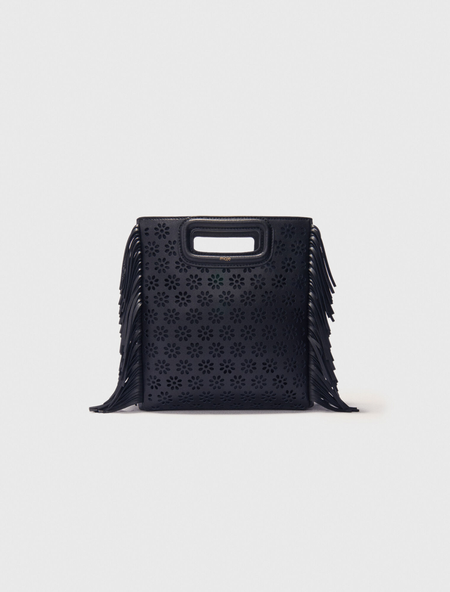 Tasche M aus perforiertem Leder
