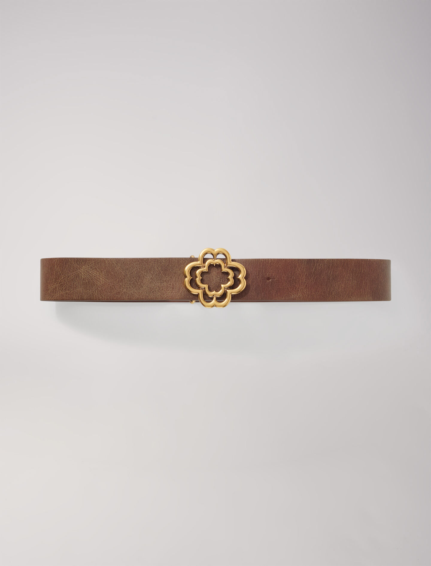 Clover Gurtel aus gealtertem Leder