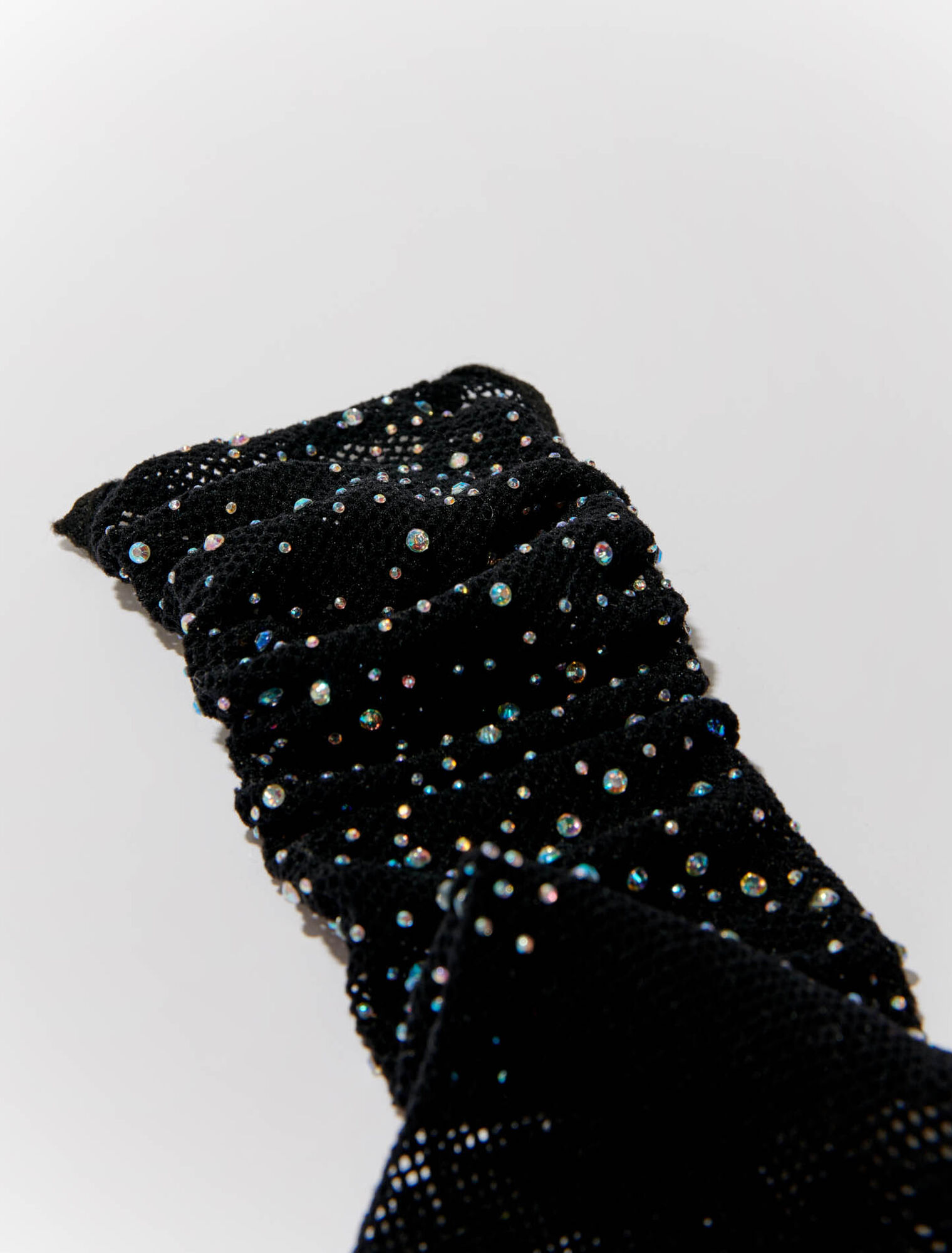Netzstrümpfe mit Strass