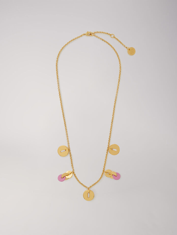 Halskette Kette mit Anhängern