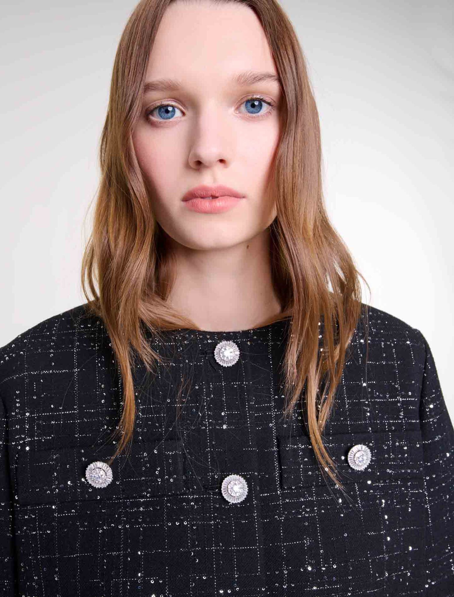 Kurze Tweedjacke
