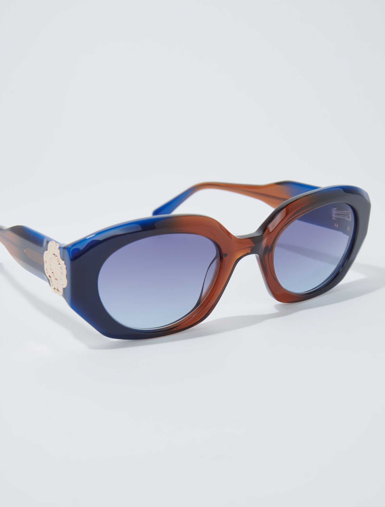 Runde Sonnenbrille aus Acetat