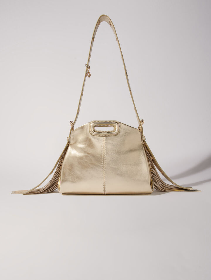 Tasche Miss M Mini, Metallic-Leder