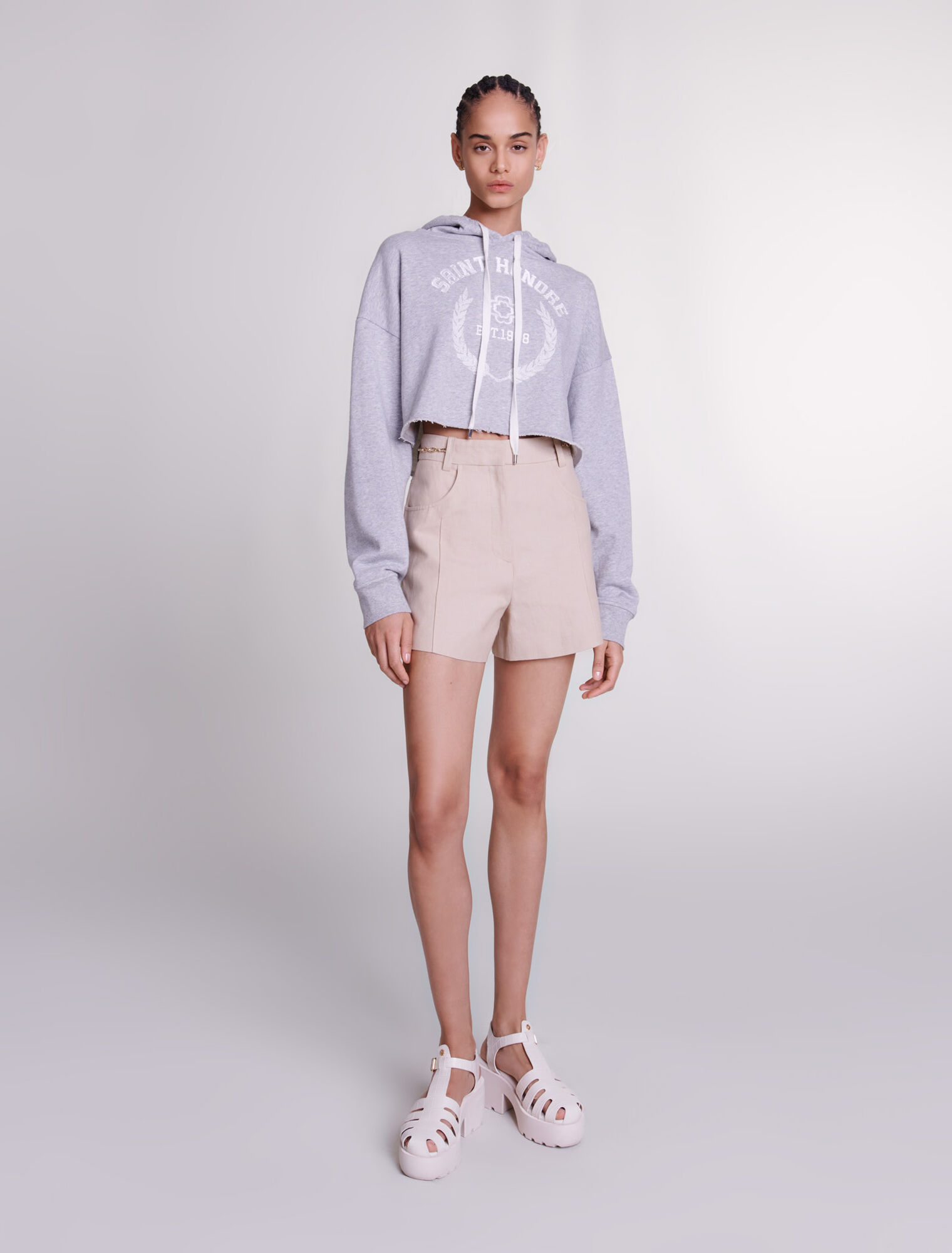 Cropped-Sweater Saint Honoré