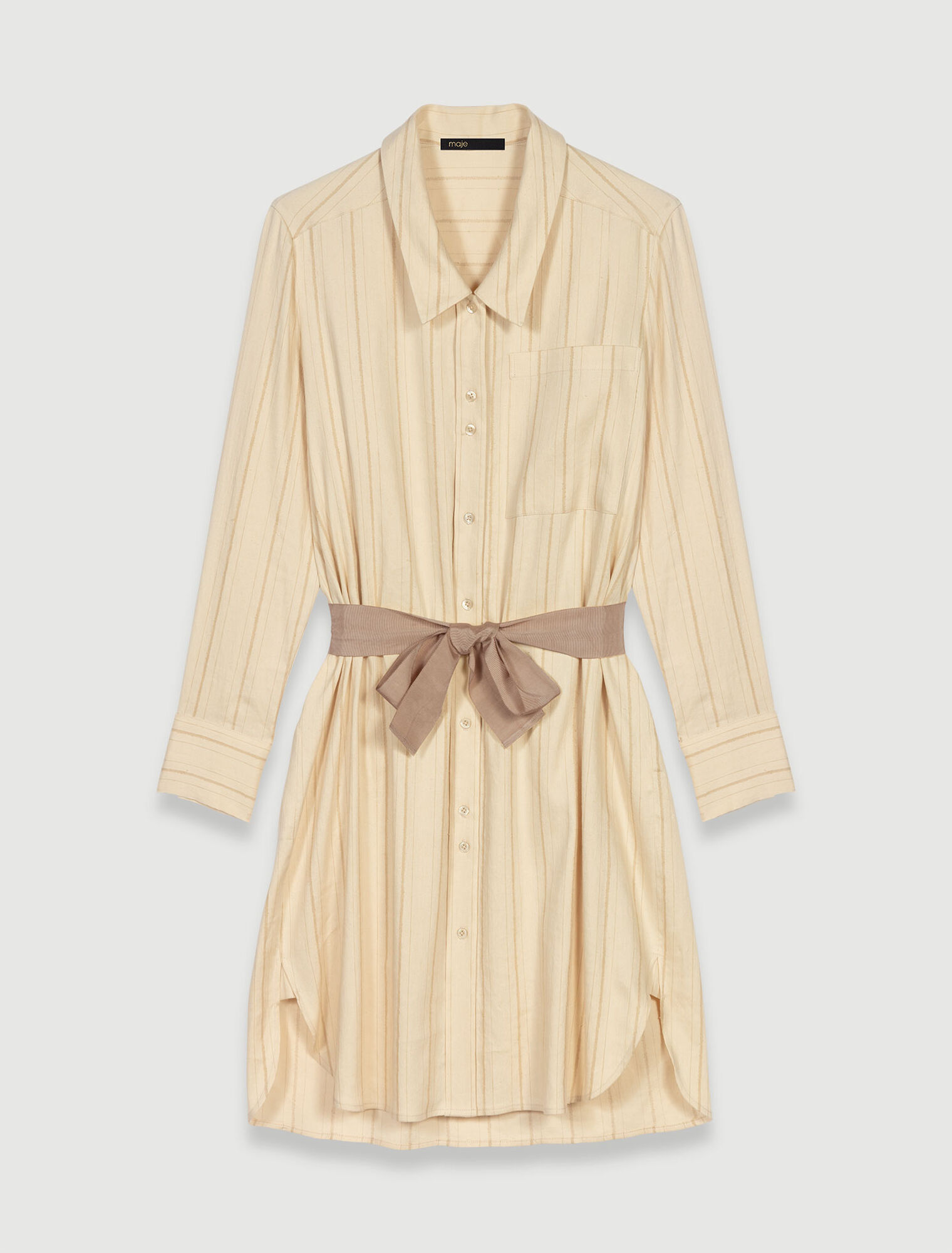 Kleid mit Hemdeffekt
