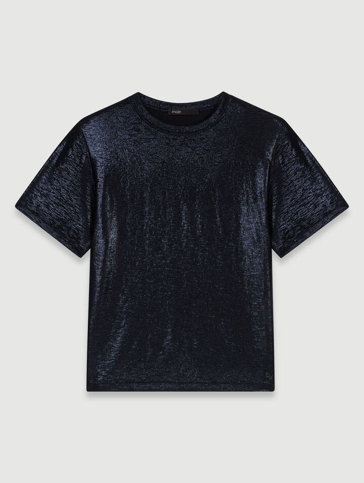 T-Shirt aus Lamé