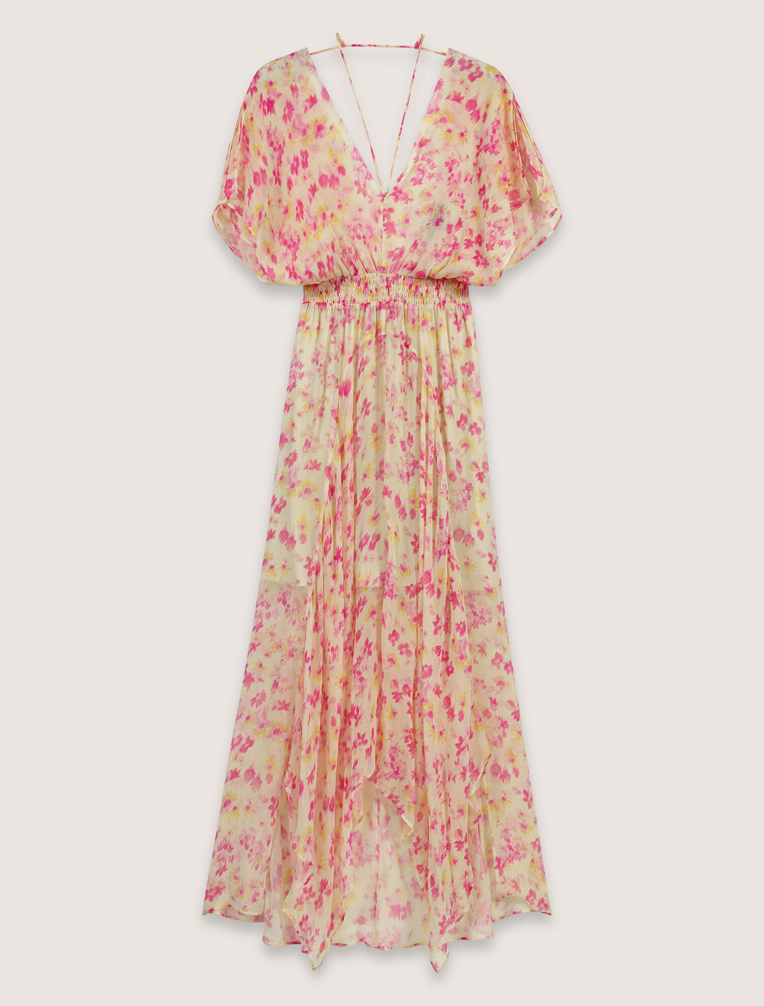 Langes Kleid mit Blumenmuster