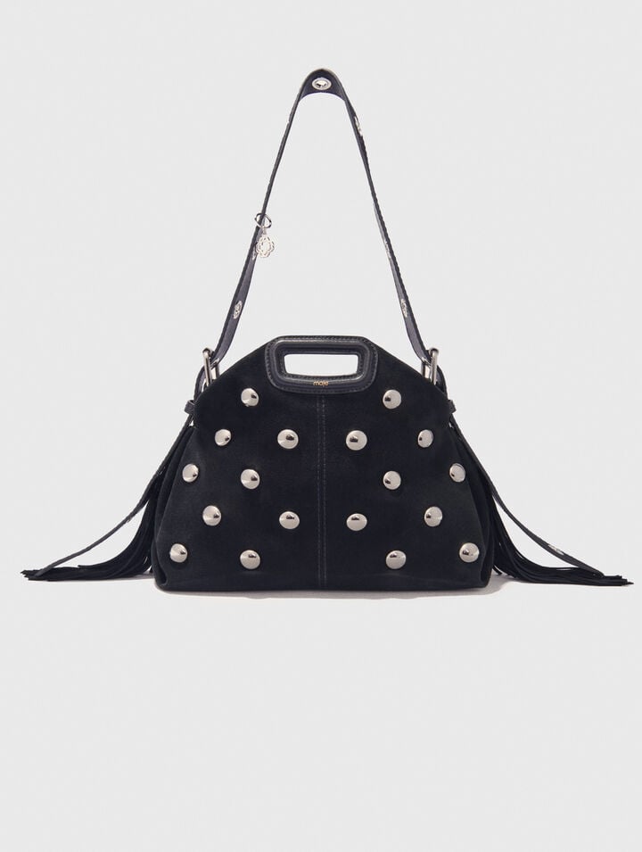 Tasche Miss M, Velours und Nieten