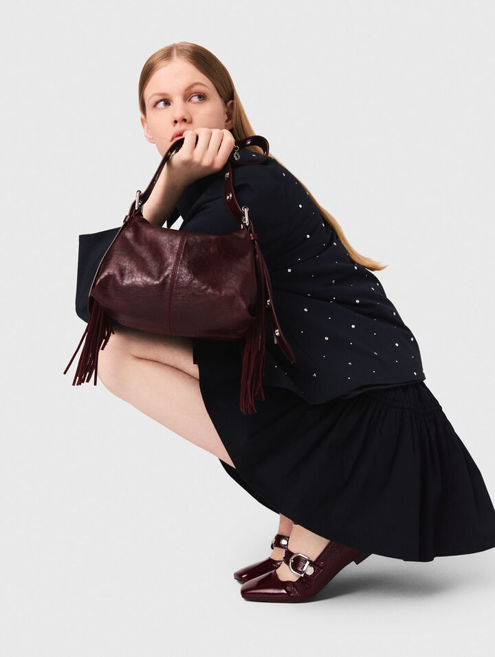 Tasche Miss M aus Craqulé-Leder