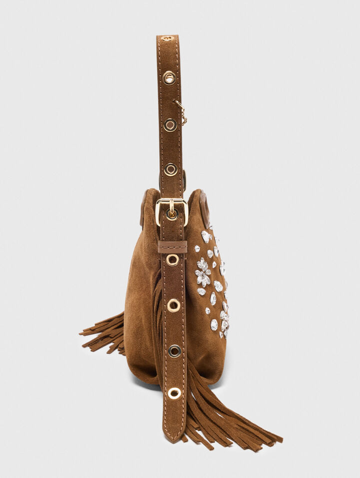 Micro-Tasche Miss M mit Strass