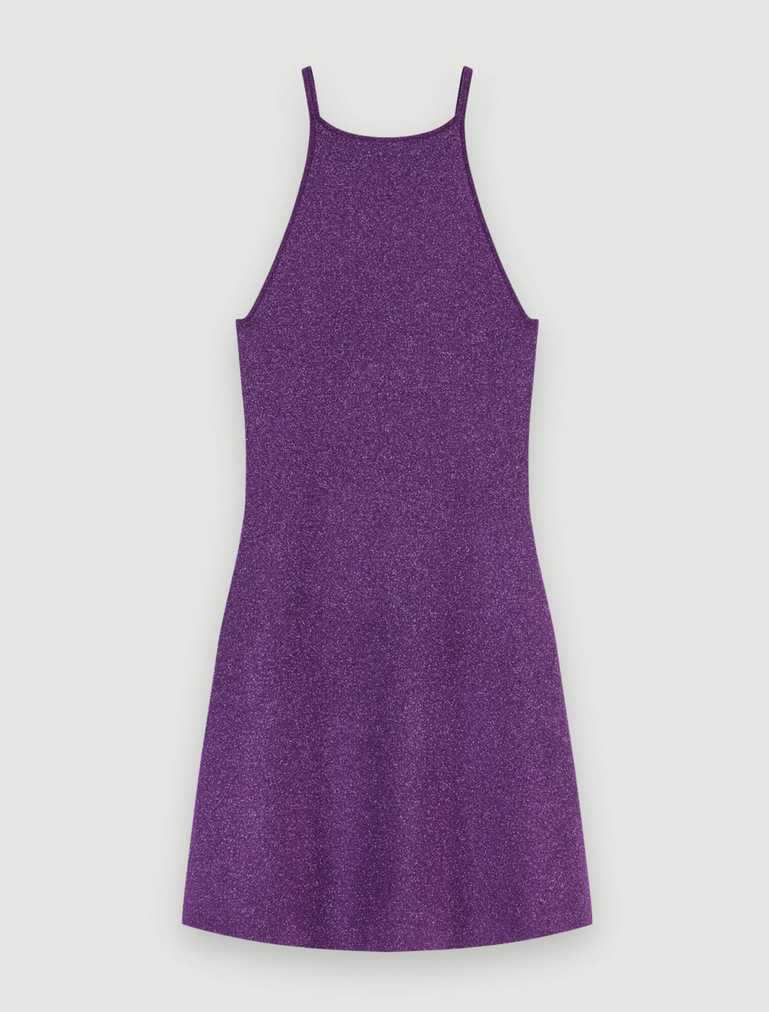 Kurzes Kleid aus metallisierter