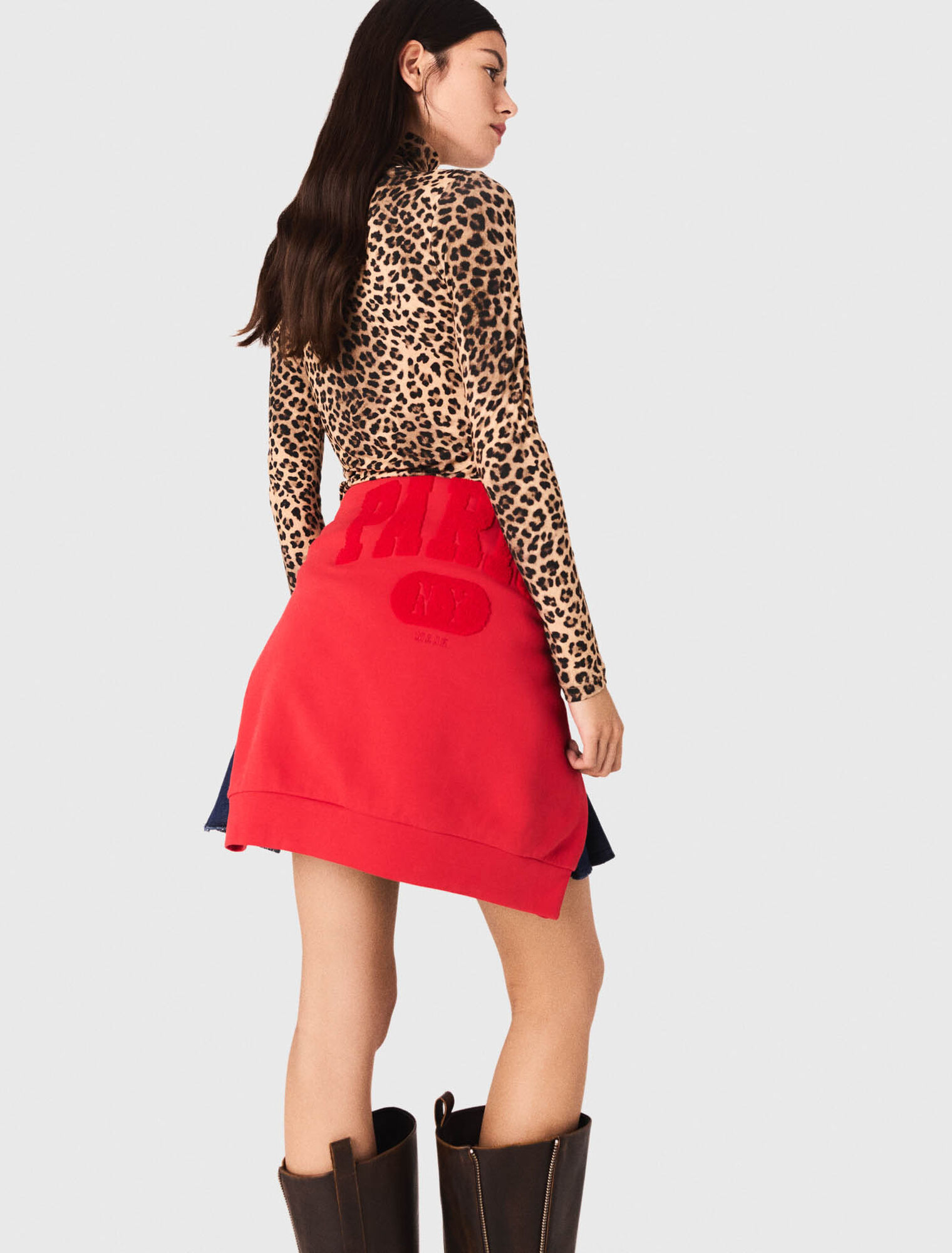T-Shirt mit Leopardenprint