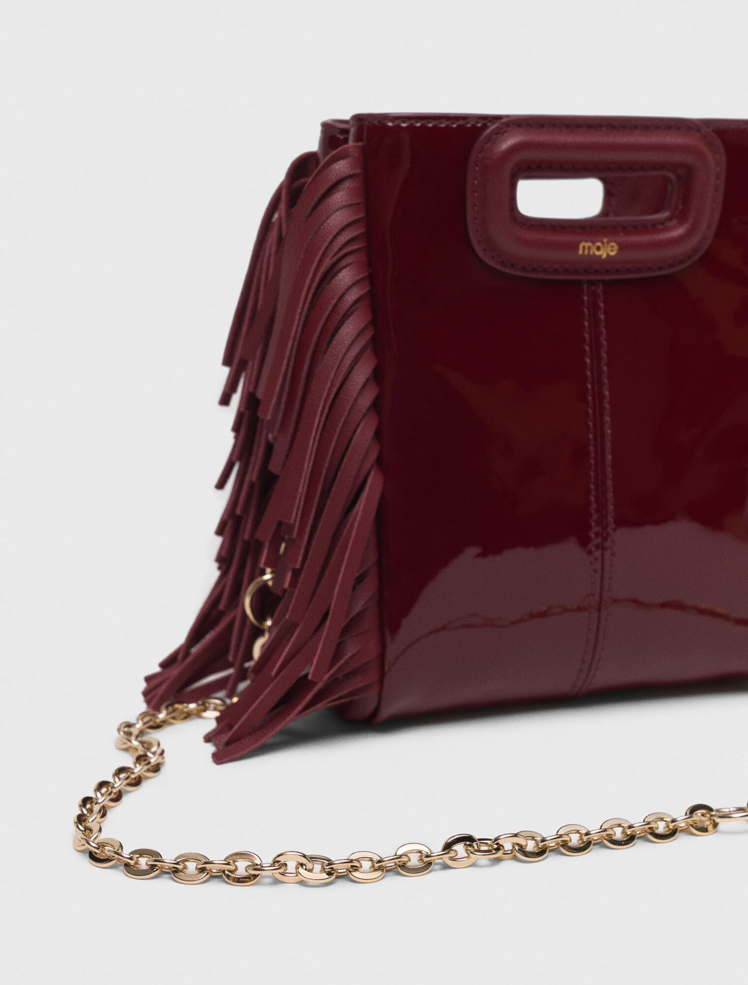 Tasche M mini aus Glattleder
