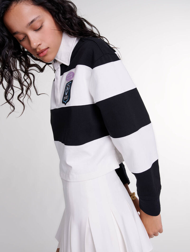 Polo-Shirt mit Streifen
