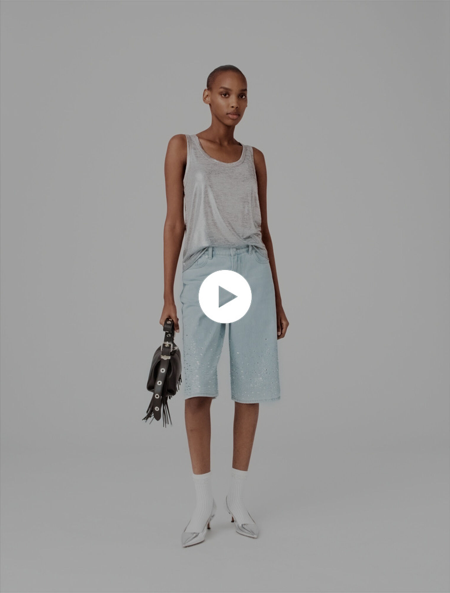 Metallisches Tanktop