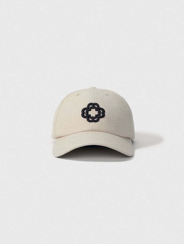 Cap aus Leinen und Baumwolle