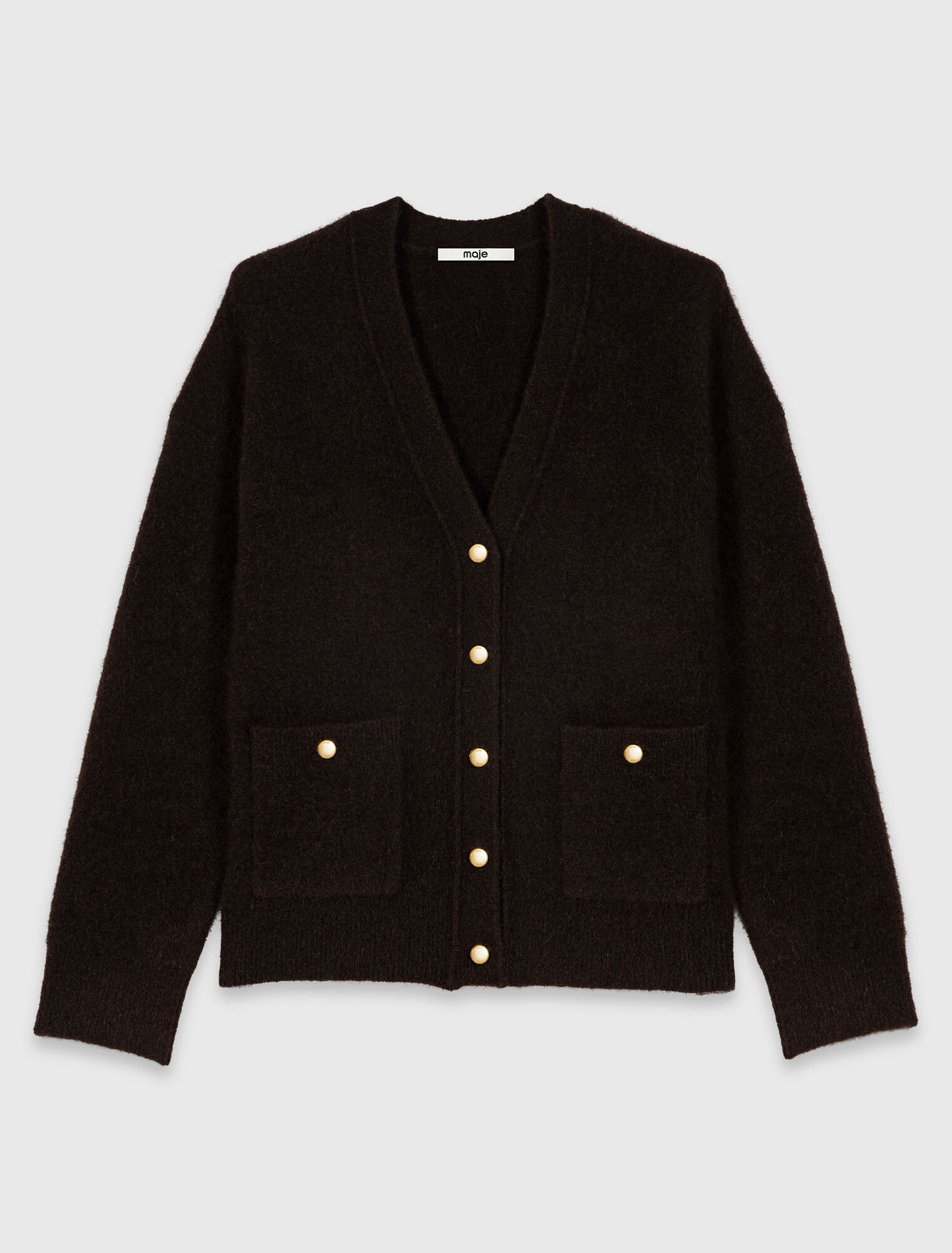Langer Cardigan aus Yak