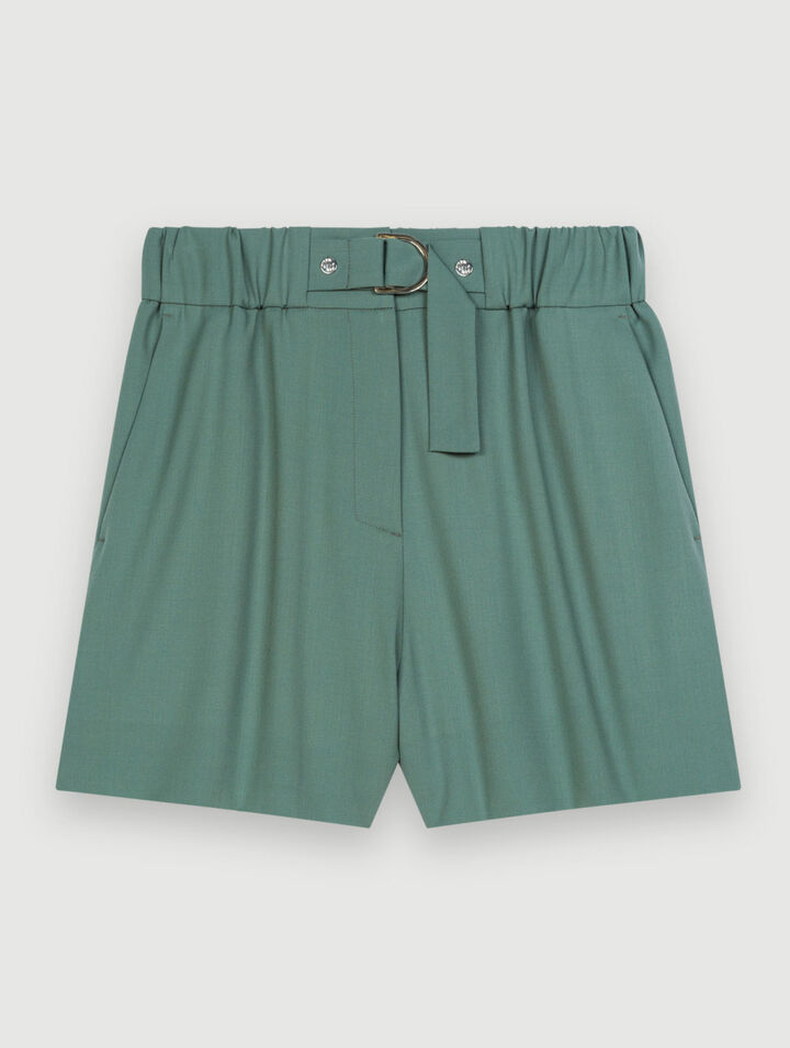 Elastische Tailoring-Shorts