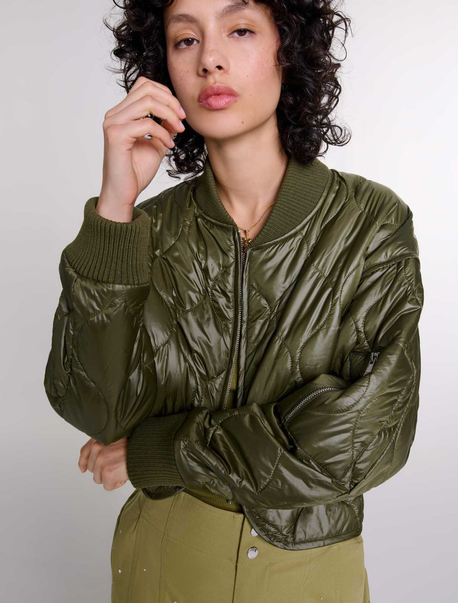 Kurze Steppjacke